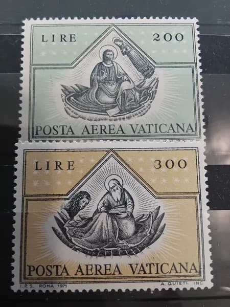 Ватикан 1971. 2 марки люкс, святые.