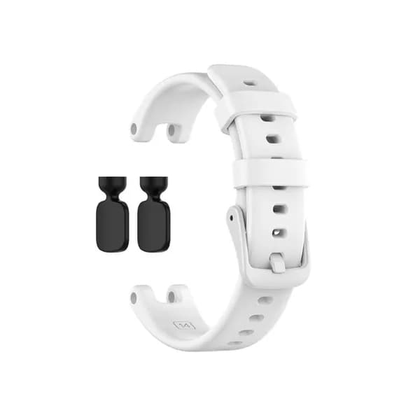 (1 шт.) Гладкий ремешок для Garmin Lily - белый