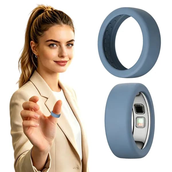 Силиконовый чехол для кольца Oura Ring 5, зелёный, размер S