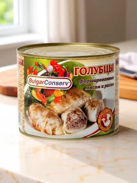 Голубцы фаршированные BulgarConserv с мясом и рисом, 540 г
