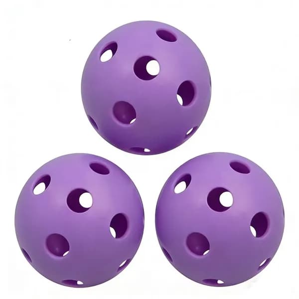 Мяч для флорбола Outdoor Sports Ball, Фиолетовый, 40 панелей, 74 мм (упаковка из 3 штук)