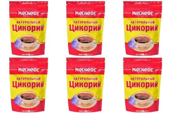 МОСКОФЕ Цикорий Московский, порошковый, растворимый, 100 г, 6 уп