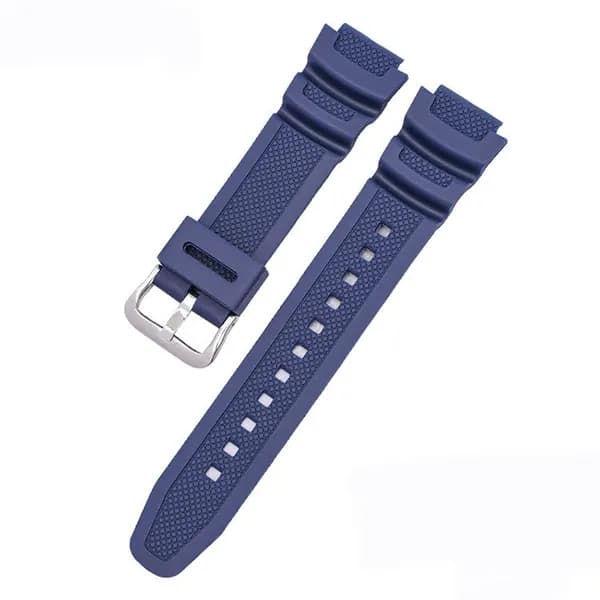 Ремешок для часов 18 мм для CASIO AE1200 / 1300 / 1000 W-219, силиконовая резина WatchBand