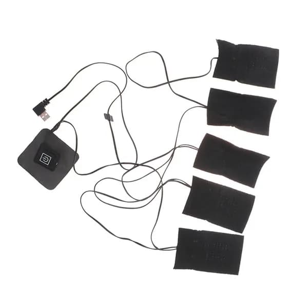 USB-электронагревательная подушка для одежды, 3 режима температуры, 1-5/8, Один на пятерых