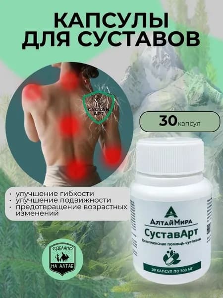 Комлексная помощь суставам, капсулы по 500 мг