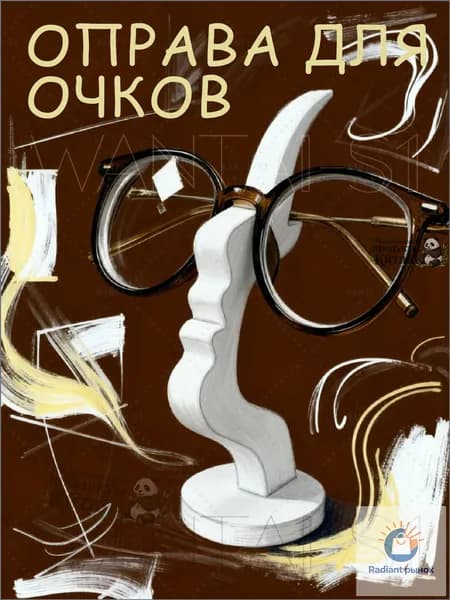Подставка декоративная для очков, 1 шт.