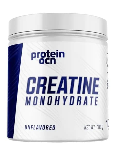 Protein Ocean Creatine Monohydrate, креатин моногидрат, микронизированный, без вкуса, 200 mesh, 300 г