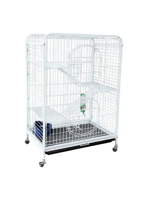 Клетка C2-1W для мелких животных, белая, 640*435*925мм, Trio