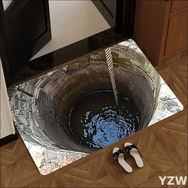 Ковер дорожка Оптическая иллюзия 50x80 см