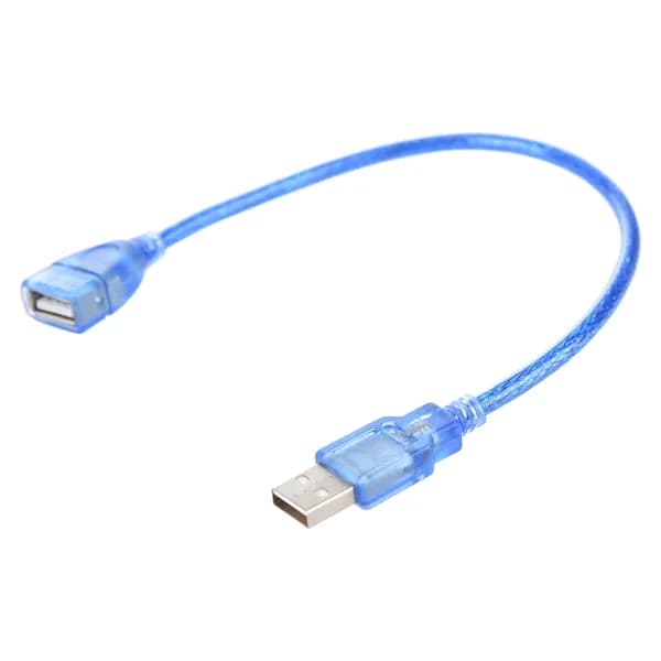 Короткий удлинительный кабель USB 2.0 A мама-папа