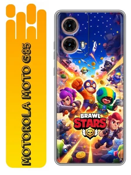 Чехол на Motorola Moto G85 Броул Старс для мальчика