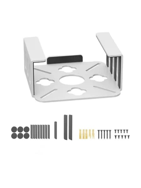 (Набор) Подставка для монитора за задней панелью Mac mini M4/Pro - белая