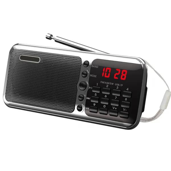 Радиоприемник карманный Bluetooth РП-226BT, цифровой, FM, USB, microSD, 3.5мм, аккумулятор, рп-226