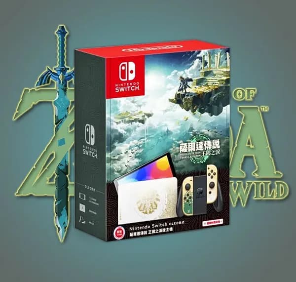 Нинтендо Игровая консоль,Nintendo Switch OLD Model The Legend of Zelda: Tears of the Kingdom Edition,64GB