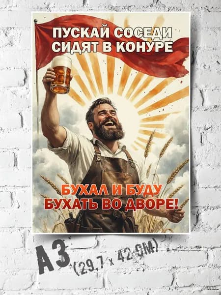 Постер "Мотивационный", 42 см х 30 см