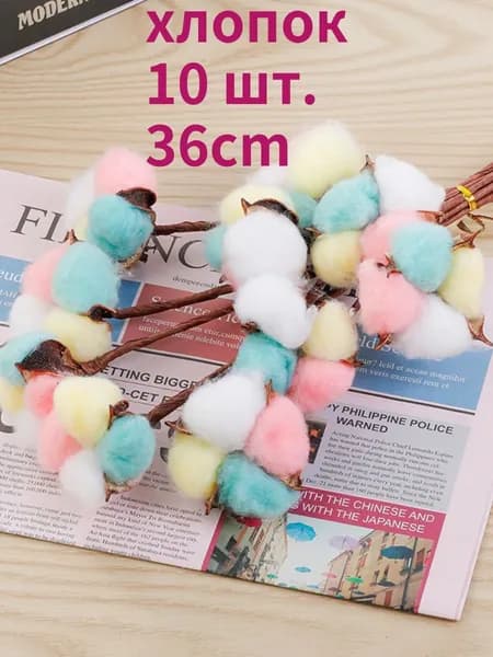 Сухоцветы, 55 см, 26 гр, 10 шт