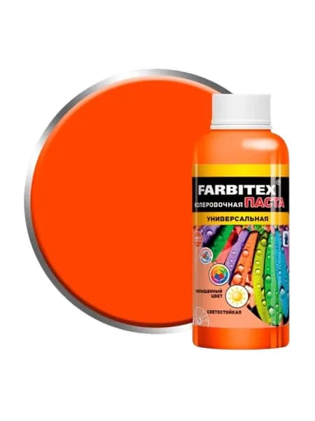 FARBITEX Колер Мандариновый 100 мл