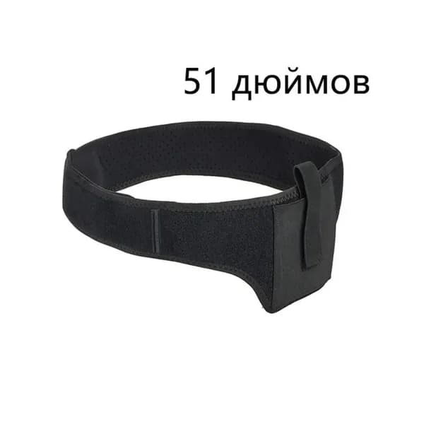 Тактический пояс с быстросъёмной кобурой, неопрен, чёрный, 39/45/51 дюймов