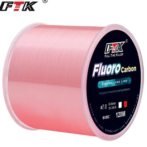 FTK Монофильная леска для рыбалки, размотка: 120 м, толщина: 0.35 мм