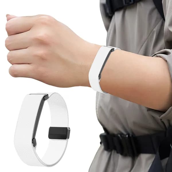 Нейлоновый ремешок для Google Fitbit Air с магнитной застёжкой, белый