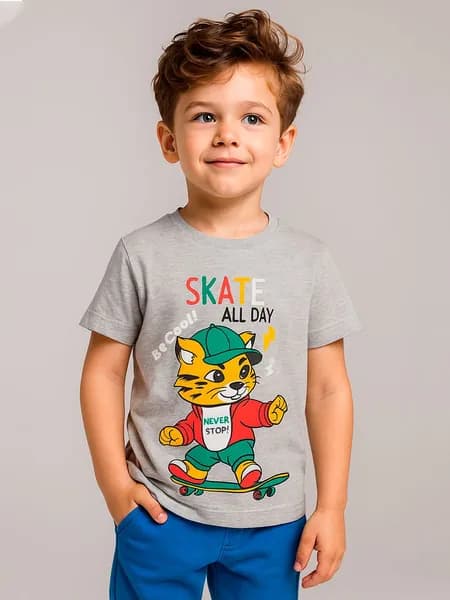 Футболка KariKids для мальчика базовая 1 шт