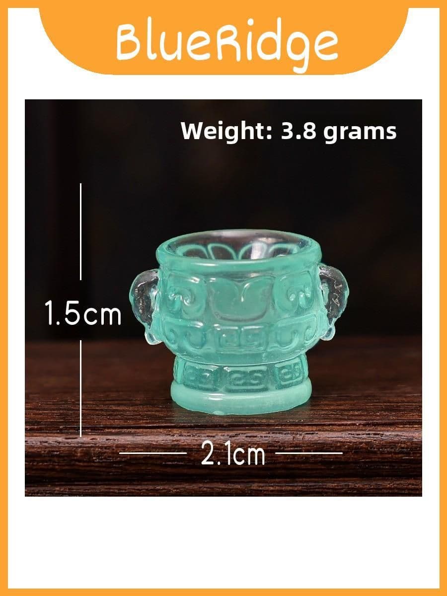 ornament modern resin simulated bronze ware с подсветкой в темноте для украшения автомобиля и diy садовая сцена display gu