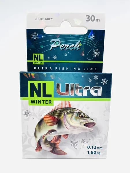 Леска зимняя AQUA NL ULTRA PERCH 30m 0.12mm (окунь)