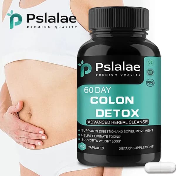 Капсулы для естественного похудения Pslalae Colon Detox способствуют метаболизму и снимают стресс.