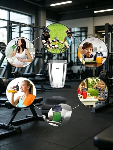 ACDANC Стакан 24oz для блендера и миксера 600W, запчасти для блендера