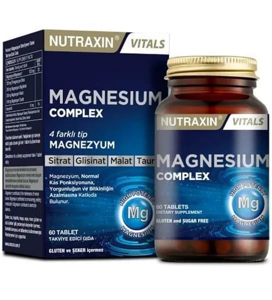 Nutraxin Magnesium Complex + Витамин B6, 60 таблеток
