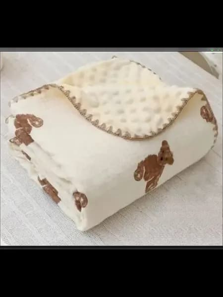 Детский хлопковый плед 100x100 см