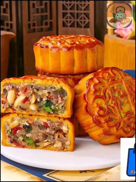 Лунный пряник со вкусом пяти ядер 400 г кондитерского изделия