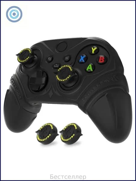 PlayVital Силиконовый чехол для Xbox Series X/S Runes Edition, антискользящий, ударопрочный, с накладками на стики и стикерами