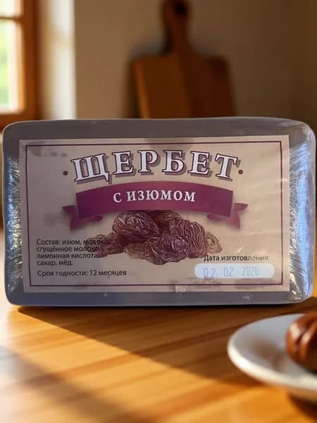 Щербет с изюмом , 400г