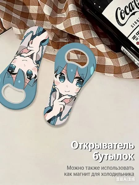 Открывалка, 5 см, 1 шт