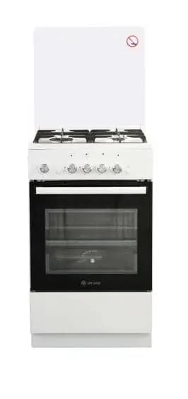 Газовая плита De Luxe 5040.32г (кр) ЧР, белый