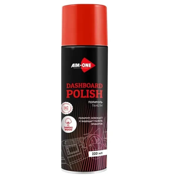 Полироль панели AIM-ONE 220мл (аэрозоль).Dashboard polish-sandalwood 220ml DP-SAN