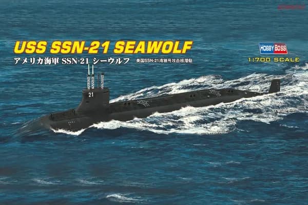 Hobbyboss 87003 1:700 U.S. Атомная ударная подводная лодка Военно-морского флота "Морской волк"сборная модель корабля