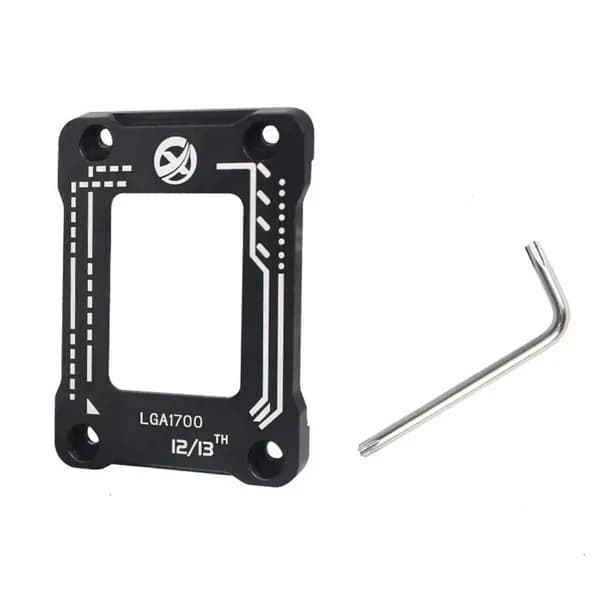 Корректор изгиба процессора для Intel 12-го поколения LGA1700 LGA1800, алюминиевый кронштейн, антисмещение, Черный