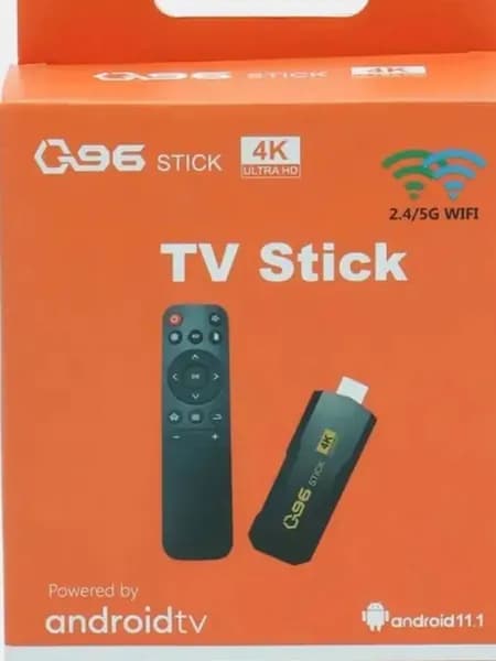 Смарт ТВ приставка TV Stick 4К Q96 с Android TV