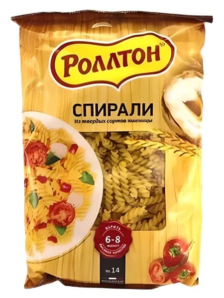 Макароны РОЛЛТОН Спирали 400г