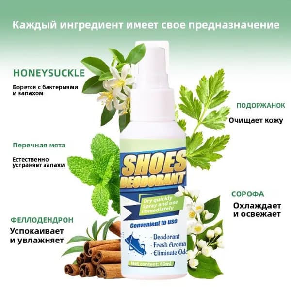 Средство для ухода за обувью Спрей