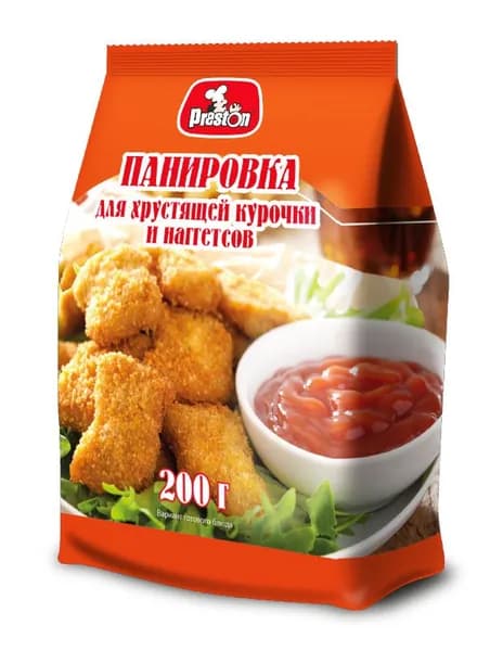 Preston Панировка для хрустящей курочки и наггетсов, 200 г /