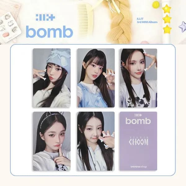 Карточки ILLIT альбом картыk-pop карточки коллекционные 54 * 86 мм 5 шт