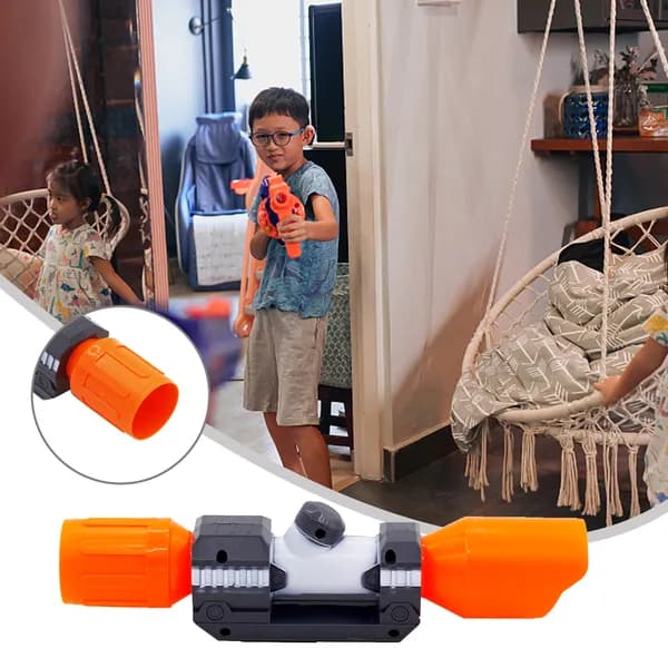 Оптический прицел для пистолетов Nerf, оранжевый, с крестообразной сеткой