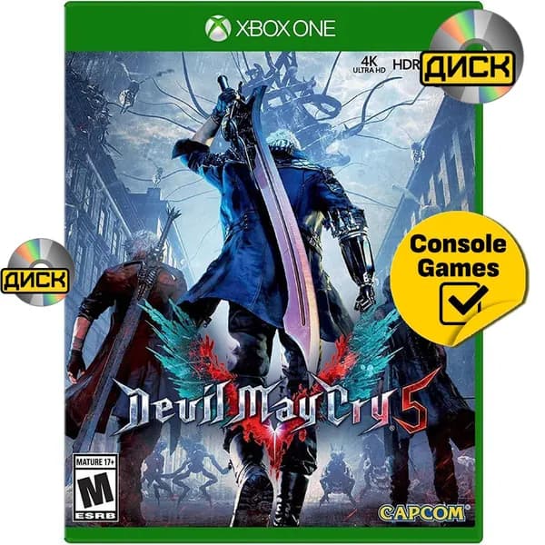 Игра XBOX ONE Devil May Cry 5 (Xbox One, Xbox Series, Русские субтитры)