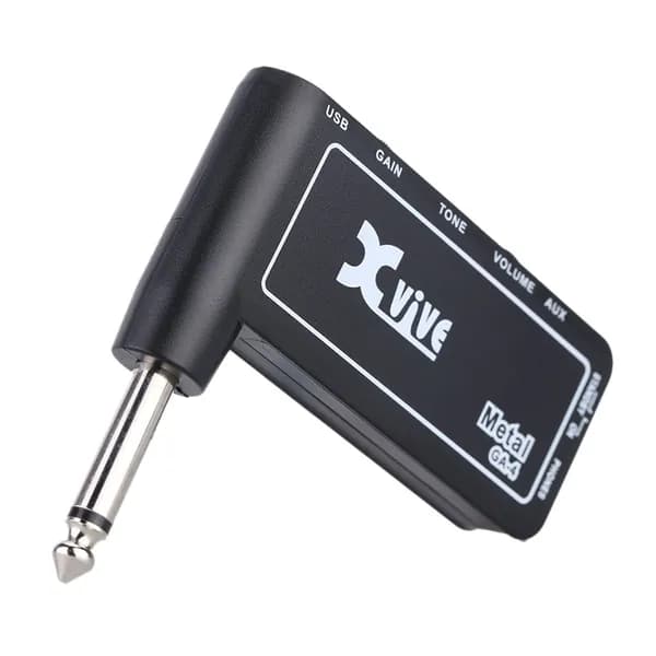 Xvive GA4 металла мини портативный аккумуляторная электрическая гитара Plug