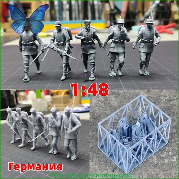 Cor 1/48 сборная модель солдат
