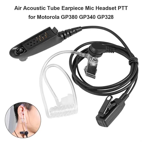 Наушники проводные с микрофоном Air Acoustic Headset, Радиоканал, RJ9, черный