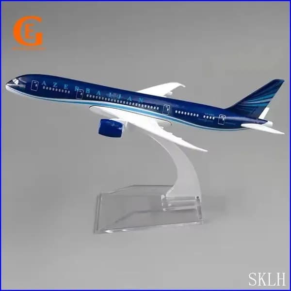 Металлическая Модель Самолета Боинг 787, Азербайджанские Авиалинии B787